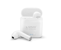 SAVIO SŁUCHAWKI DOUSZNE TWS SAVIO TWS-01 Białe # - 1458284 - zdjęcie 2